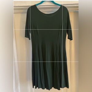 Dark Green Dress